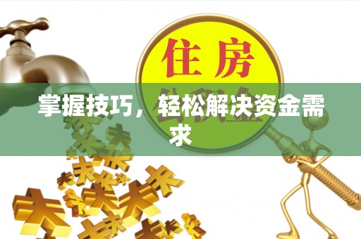 杭锦后旗掌握技巧，轻松解决资金需求